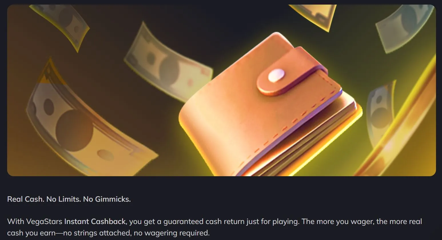 vegastars-AU-3-Instant-Cashback-Program